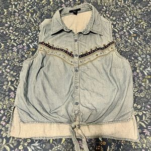 Vintage Forever 21 boho tribal crop top!